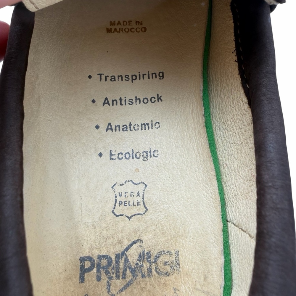 Primigi Kids Brown Leather Moccasin Loafers - Picture 8 of 8